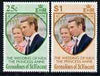 St Vincent - Grenadines 1973 Royal Wedding set of 2 unmounted mint, SG 1-2