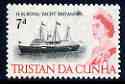 Tristan da Cunha 1965-67 HM Royal Yacht Britannia 7d from def set unmounted mint, SG 78