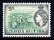 Tristan da Cunha 1954 Girls on Donkeys (the Potato Patches) 5d from def set unmounted mint, SG 21