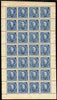 Lourenco Marques 1898-1901 King Carlos 50r blue & black complete folded sheet of 28 without gum but scarce thus, as SG 43