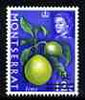Montserrat 1969-70 Surcharged 15c on 12c lime (wmk sideways) unmounted mint, SG 219