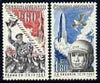 Czechoslovakia 1961 Yuro Gagarin's Visit perf set of 2 unmounted mint, SG 13237-38