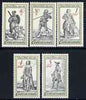 Czechoslovakia 1983 Period Costumes from Old Engravings perf set of 5 unmounted mint, SG 2707-11