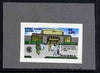 Nigeria 1983 Commonwealth Day - imperf machine proof of 25k value (as issued stamp) mounted on small piece of grey card believed to be as submitted for final approval