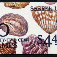 United States 1985 Sea Shells $4.40 booklet (multi-coloured cover) complete and pristine, SG SB 120