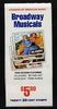 United States 1993 Broadway Musicals $5.80 booklet complete and pristine, SG SB 174