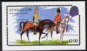 Eynhallow 1974 Churchill Birth Centenary (Military Uniforms) imperf deluxe sheet (£1 value) unmounted mint