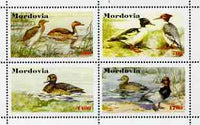Mordovia Republic 1998 Ducks perf sheetlet containing set of 4 values unmounted mint