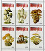 Kalmikia Republic 1998 Fungi #2 perf sheetlet containing complete set of 6 values unmounted mint