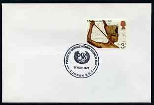 Postmark - Great Britain 1972 cover bearing special cancellation for Polish Ex-Service Women's Reunion