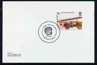 Postmark - Great Britain 1974 card bearing illustrated cancellation for 1200th Anniversary of Lyme Regis (showing an Ammonite)