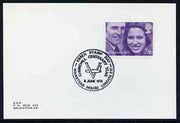 Postmark - Great Britain 1974 card bearing illustrated cancellation for Churchill Centenary Year (showing Cigar in 'V')