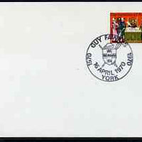Postmark - Great Britain 1970 cover bearing illustrated cancellation for 400th Anniversary of Guy Fawkes