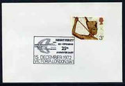 Postmark - Great Britain 1972 cover bearing special cancellation for Night Ferry 25th Anniversary
