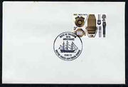 Postmark - Great Britain 1972 cover bearing illustrated cancellation for Battle of Trafalgar Anniversary (BFPS)