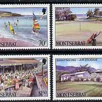 Montserrat 1986 Tourism set of 4 unmounted mint, SG 710-13