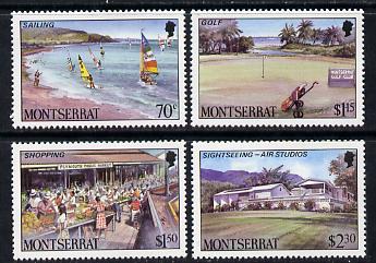 Montserrat 1986 Tourism set of 4 unmounted mint, SG 710-13