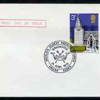 Postmark - Great Britain 1972 cover bearing illustrated cancellation for World's Oldest Wooden Church, Greensted