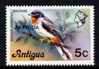 Barbuda 1977 Solitaire Bird 5c (opt'd on Antigua) unmounted mint, SG 310