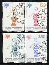 Vatican City 1979 International Year of the Child perf set of 4 fine used, SG 731-34*