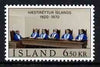 Iceland 1970 50th Anniversary of Icelandic Supreme Court 6k50 unmounted mint, SG 469*