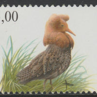 Belgium 2002-09 Birds #5 Ruff 5.00 Euro unmounted mint, SG 3709