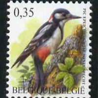 Belgium 2002-09 Birds #5 Great Spotted Woodpecker 0.35 Euro unmounted mint SG 3700