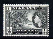 Malaya - Penang 1957 Copra 1c (from def set) unmounted mint, SG 44*