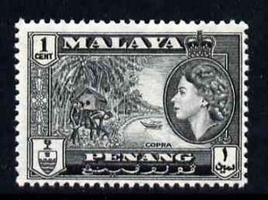 Malaya - Penang 1957 Copra 1c (from def set) unmounted mint, SG 44*