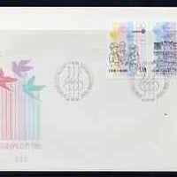 Finland 1985 Europa - Music Year perf set of 2 on Illustrated cover with special first day cancel