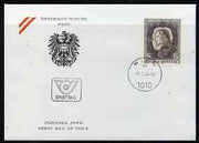 Austria 1985 Europa - Music Year (Fux) perf 6s on Illustrated cover with special first day cancel
