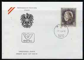Austria 1985 Europa - Music Year (Fux) perf 6s on Illustrated cover with special first day cancel