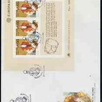 Portugal - Azores 1985 Europa - Music Year perf m/sheet on Illustrated cover with special first day cancel