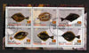 Timor (East) 2001 Fish #2 perf sheetlet containing set of 6 values cto used