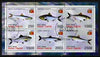 Timor (East) 2001 Fish #1 perf sheetlet containing set of 6 values cto used