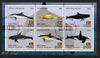 Timor (East) 2001 Whales & Dolphins perf sheetlet containing set of 6 values cto used