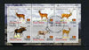 Timor (East) 2001 Deer perf sheetlet containing set of 6 values cto used