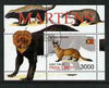Timor (East) 2001 Marten perf m/sheet cto used