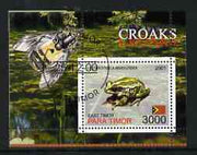 Timor (East) 2001 Croaks (Bee in margin) perf m/sheet cto used
