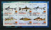 Timor (East) 2001 Fish #4 perf sheetlet containing set of 6 values cto used