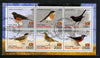 Timor (East) 2001 Thrushes perf sheetlet containing set of 6 values cto used