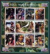 Mordovia Republic 2002 Xena - Warrior Princess #1 perf sheetlet containing set of 12 values unmounted mint