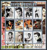 Buriatia Republic 2002 Elvis Presley 25th Death Anniversary #1 perf sheetlet containing set of 12 values unmounted mint