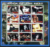 Touva 2002 Rock of the Past #1 perf sheetlet containing set of 12 values unmounted mint