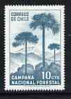 Chile 1967 National Afforestation Campaign 10c unmounted mint, SG 583*