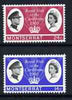 Montserrat 1966 Royal Visit perf set of 2 unmounted mint, SG 183-84