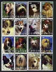 Congo 2002 Dogs #03 perf set of 16 cto used