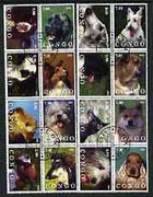 Congo 2002 Dogs #05 perf set of 16 cto used