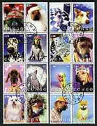 Congo 2003 Dogs #03 perf set of 16 cto used
