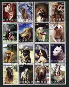 Congo 2003 Dogs #04 perf set of 16 cto used